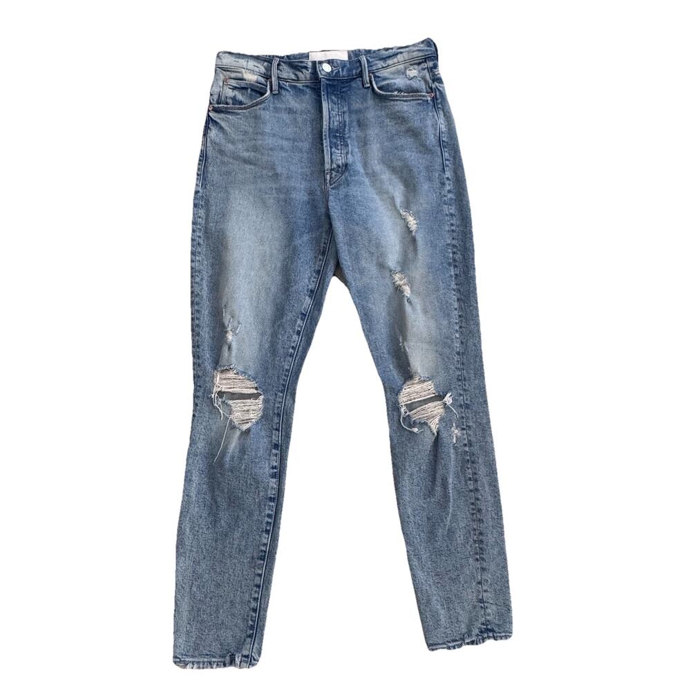 Mother Superior Denim The Super Stunner Ankle Distressed Jeans 29 Womens